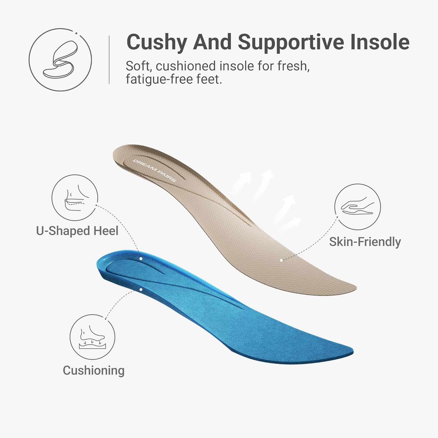 DREAM PAIRS Women's Knit Ballet Flats Pointed Toe Comfortable Dressy Flats for Work Office Shoes Mary Jane Flats - Image 4