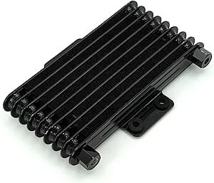 Oil Cooler Universal Motorcycle Oil Cooler Oil Engine Radiator Aluminum ...