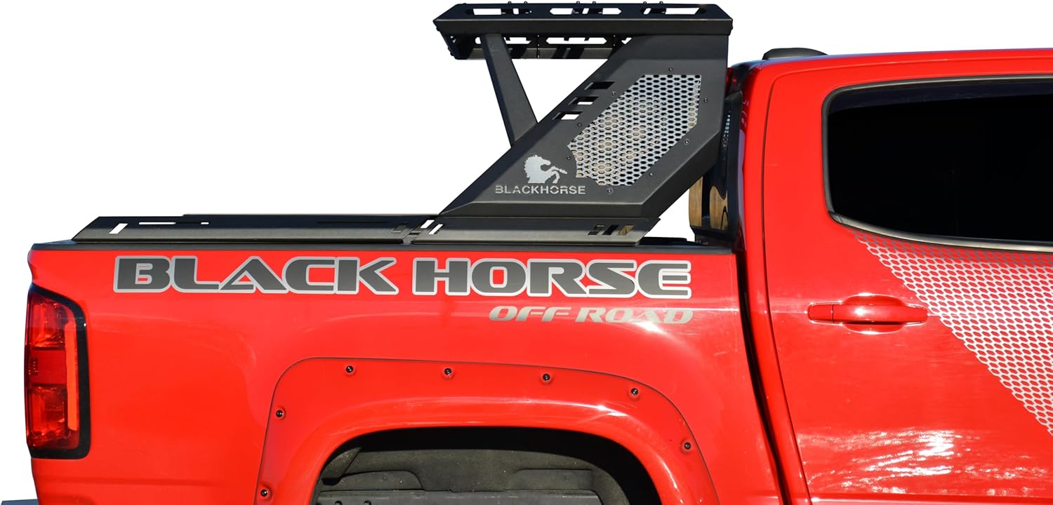 Black Horse Vigor Roll Bar W/Vigor Basket Modular Black Compatible with 2005-2026 Toyota Tacoma-VIRB06BA3