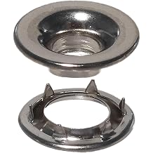 Stimpson E0RRGSWSS2500 Stainless Steel Rolled Rim Grommet and Spur Washer Reliable, Durable, Heavy-Duty #0 Set E-Series 2,500 Sets