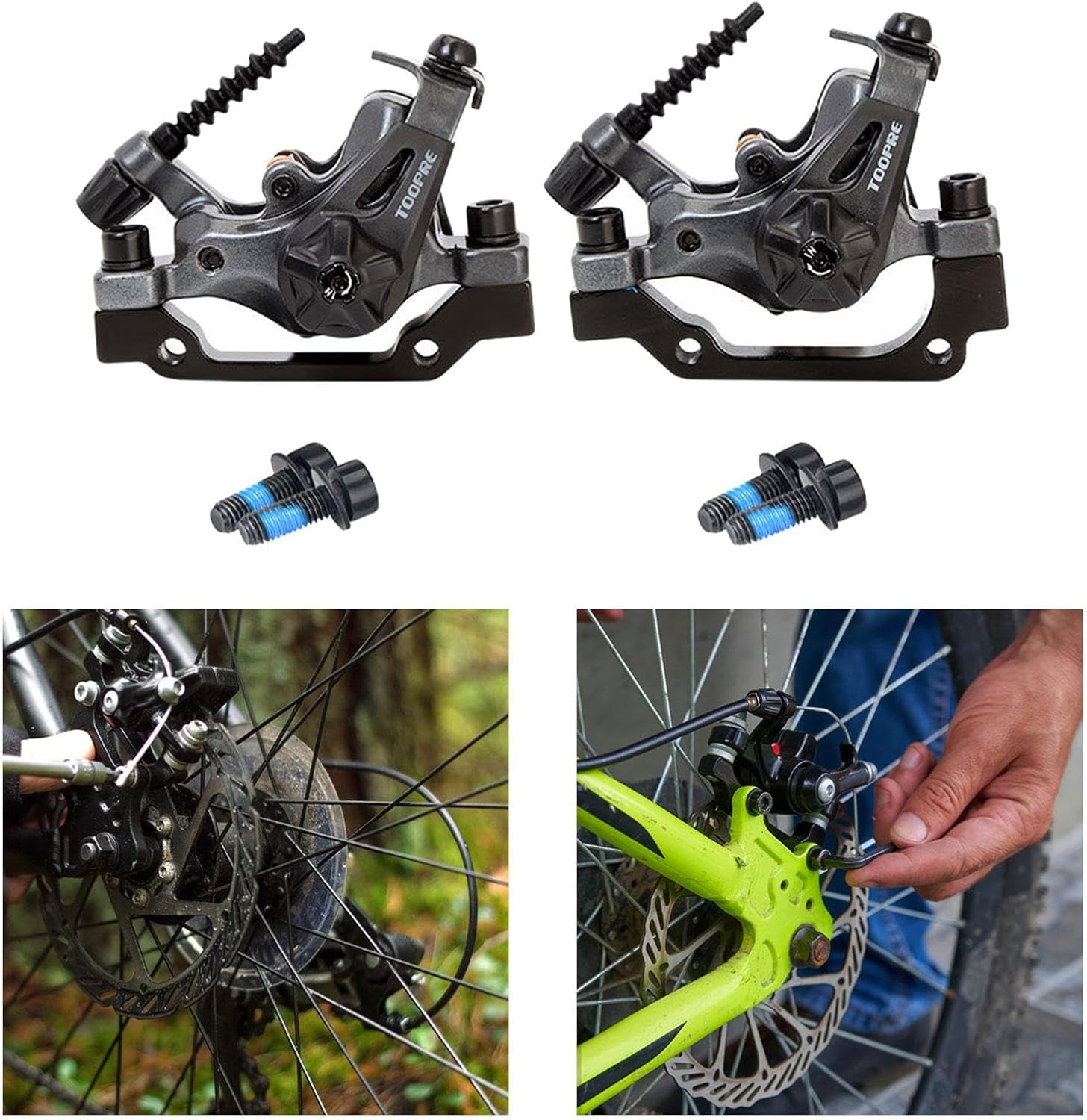 Bike Mechanical Disc Brake Disc Brake Caliper Repair Universal Parts Bicycle Disc Brake for Fixed Gear Bike Mountain Bike