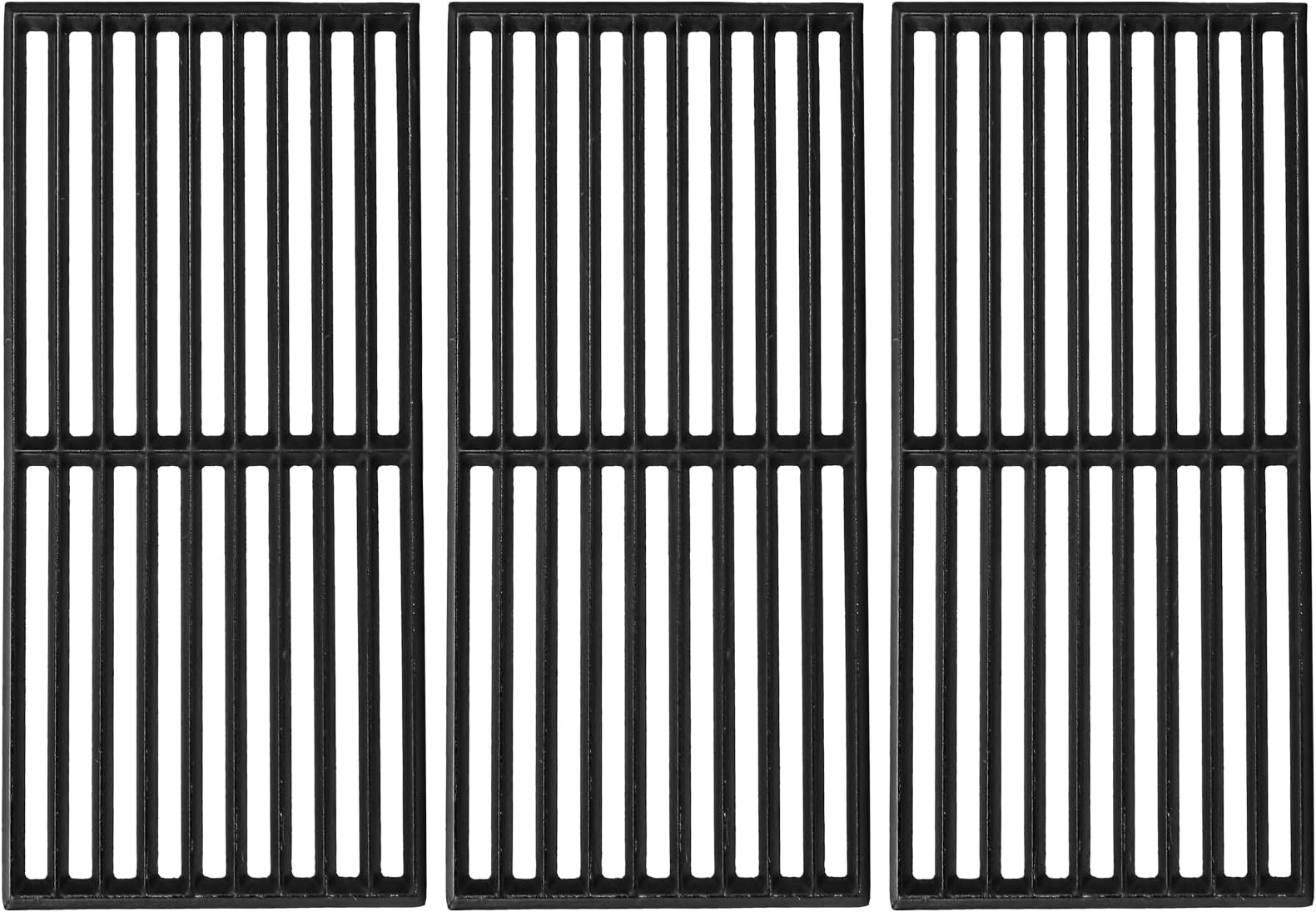 Uniflasy Cast Iron Cooking Grates for Cuisinart GAS2456AS,GAS1456ASO,GAS1456BSO,Kirkland PC2600L,PCA-2600L,PCA-2600N,PC-26001,PC-2600 Model,Grill Grid Replacement Parts 17.8''x24.7'',3 Pack