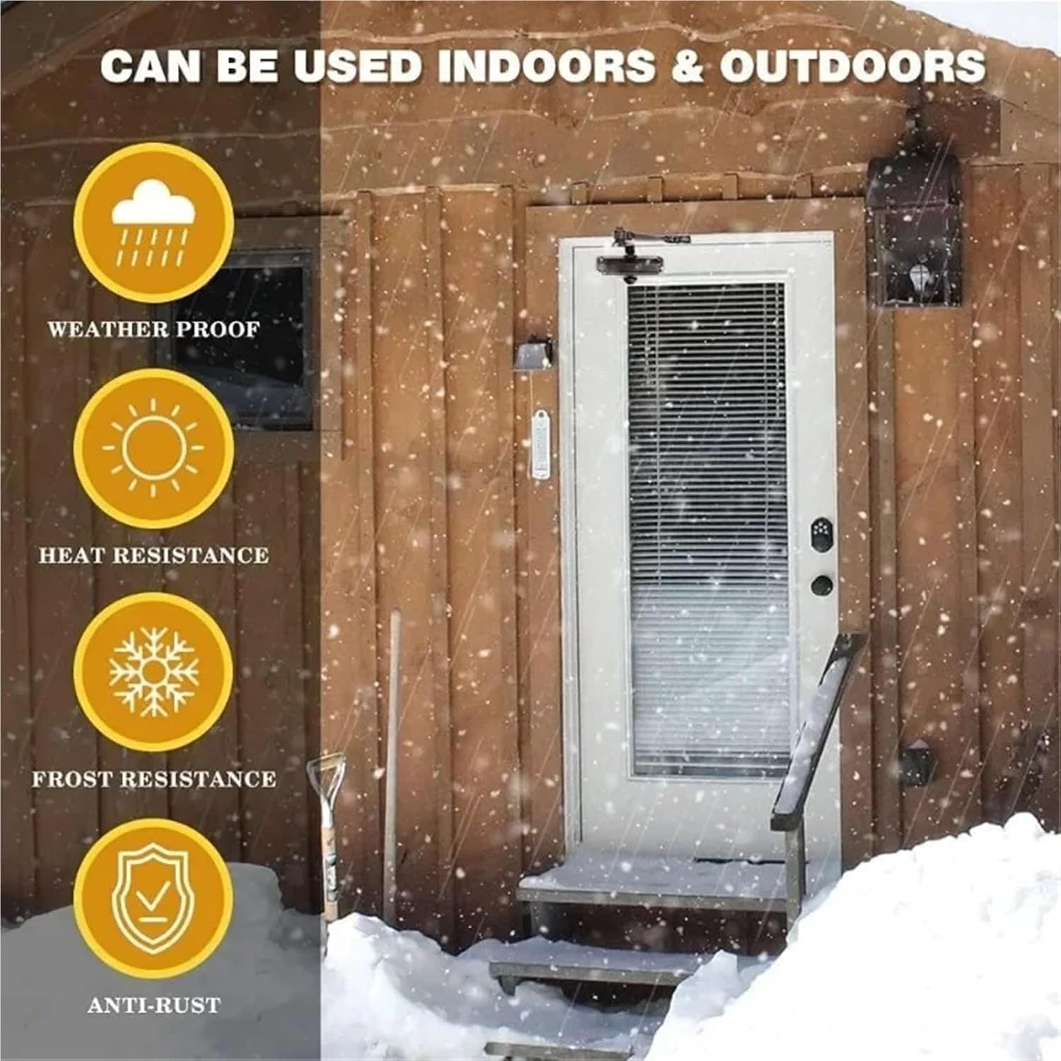 Automatic Door Closer Cushion Household Automatic Door Closer Adjustable Speed Positioning Door Stop Protective Door Frame(Silver-1)