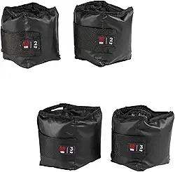 Kit Par Caneleiras Peso 2kg + 3kg Tornozeleira de Peso Treine em Casa Academia Pilates Fisioterapia Treino Funcional Crossfit