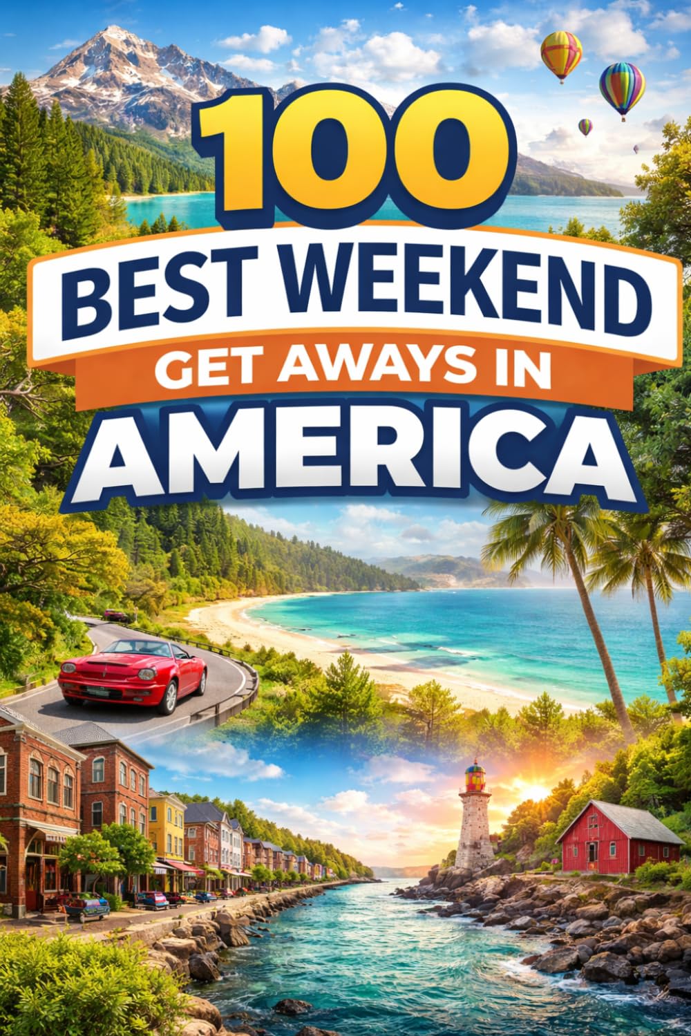 100 Best Weekend Get Aways In America: Discover Quick Escapes, Hidden Gems, And Unforgettable Short Trips Across The Usa