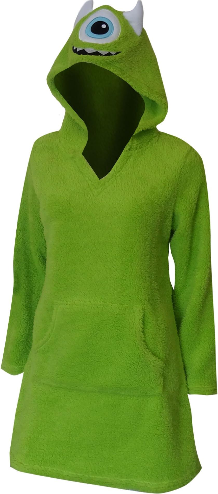 Disney Pixar Monsters Inc Mike Wazowski Hooded Lounger for women (Large)