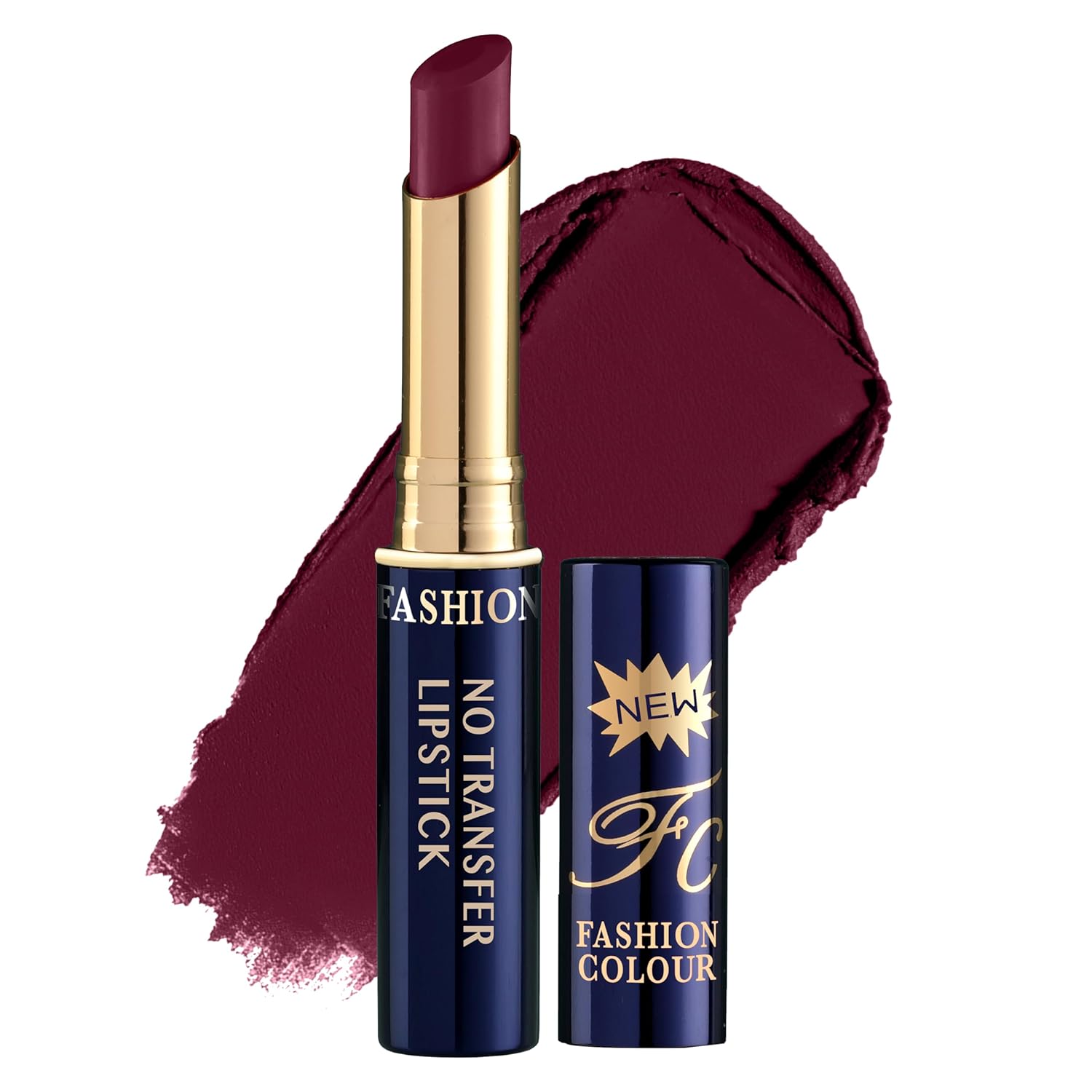 Fashion Colour Lip Super Stay | Non Transferable Lipstick Waterproof | Lipsticks For Women Waterproof | 12-Hour Stay | Matte Finish | Long-Lasting | Highly Pigmented | Bold Colours (Bordeaux, 2.6) Fashion Colour Lip Super Stay | Non Transferable Lipstick Waterproof | Lipsticks For Women Waterproof | 12-Hour Stay | Matte Finish | Long-Lasting | Highly Pigmented | Bold Colours (Bordeaux, 2.6)