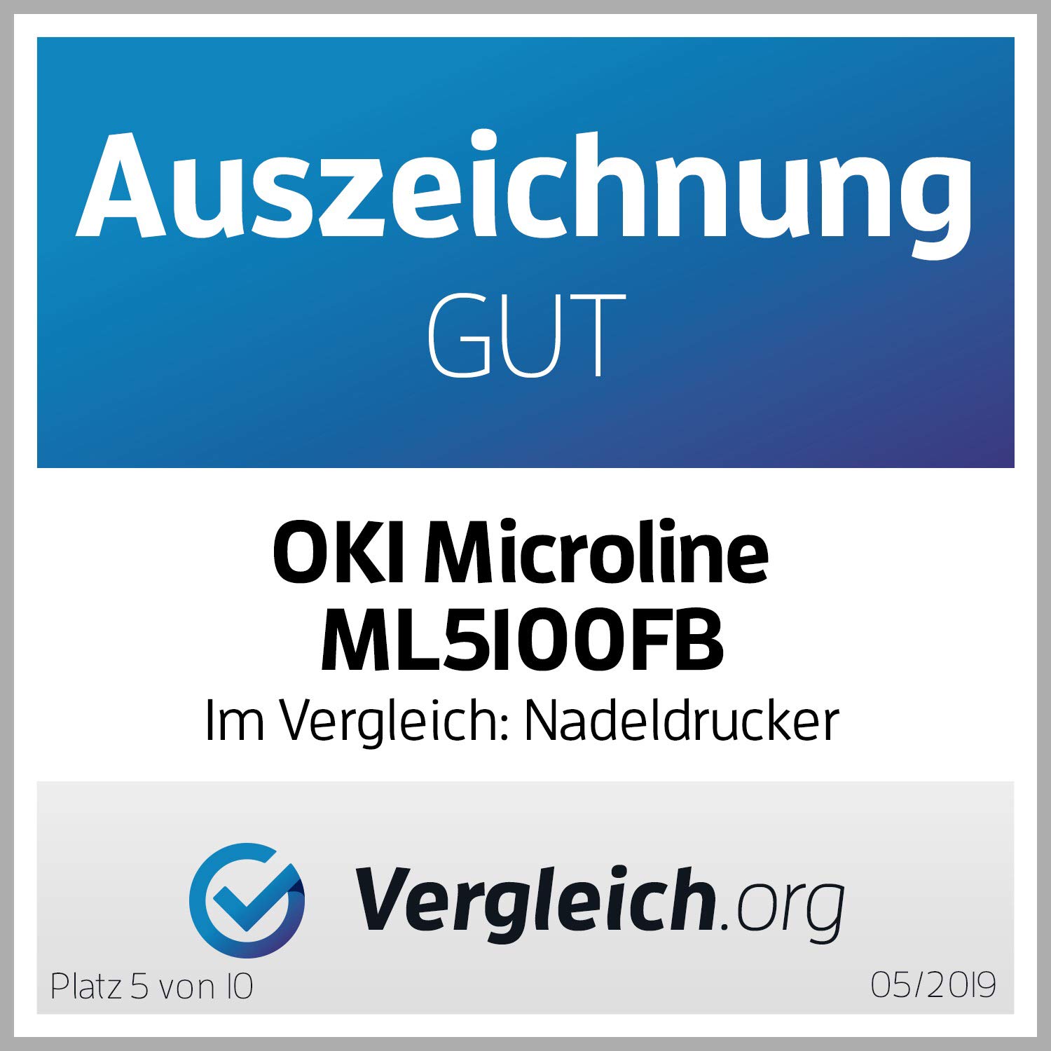 OKI ML5100FB 24-Pin-Nadeldrucker (Flachbett)