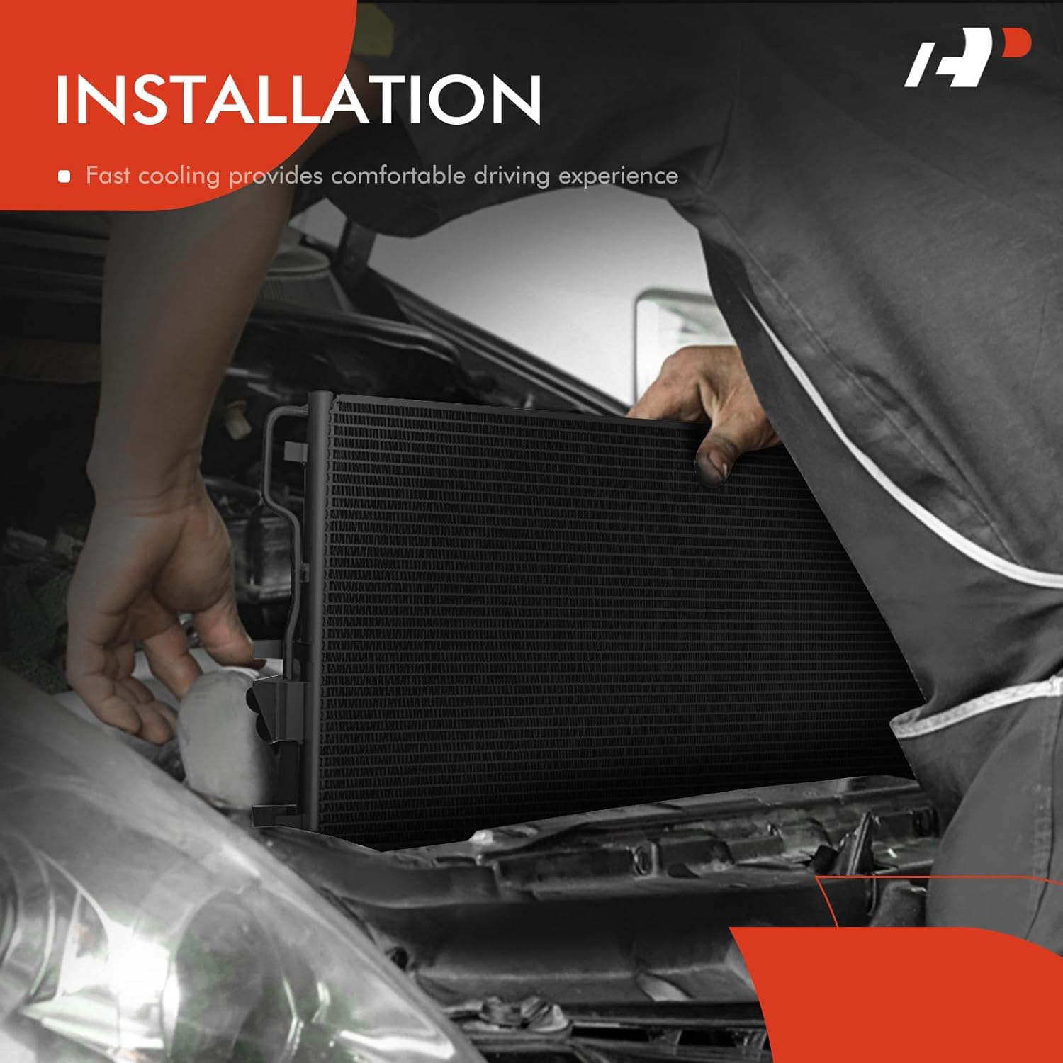 A-Premium Air Conditioning A/C Condenser Compatible with 2024 Chevrolet Trax & Buick Envista, L3 1.2L