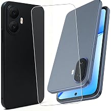 Cover for TCL K70 5G Phone Case,Anti Fingerprint TPU Soft Shell,for TCL K70 5G Tempered Glass Screen Protector [1 Pack] [6.80 inches]