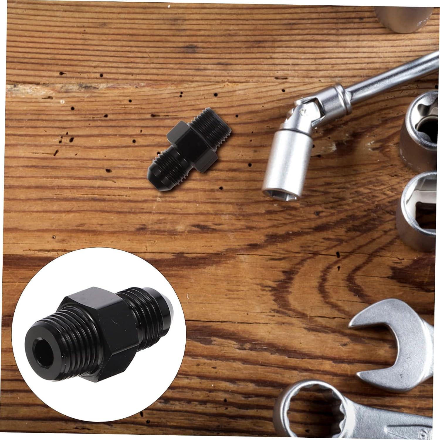 SOLUSTRE Car Swivel Adapter Rv Water Pump Fitting Precision Oil Connector for Vacuum Pump Fittings
