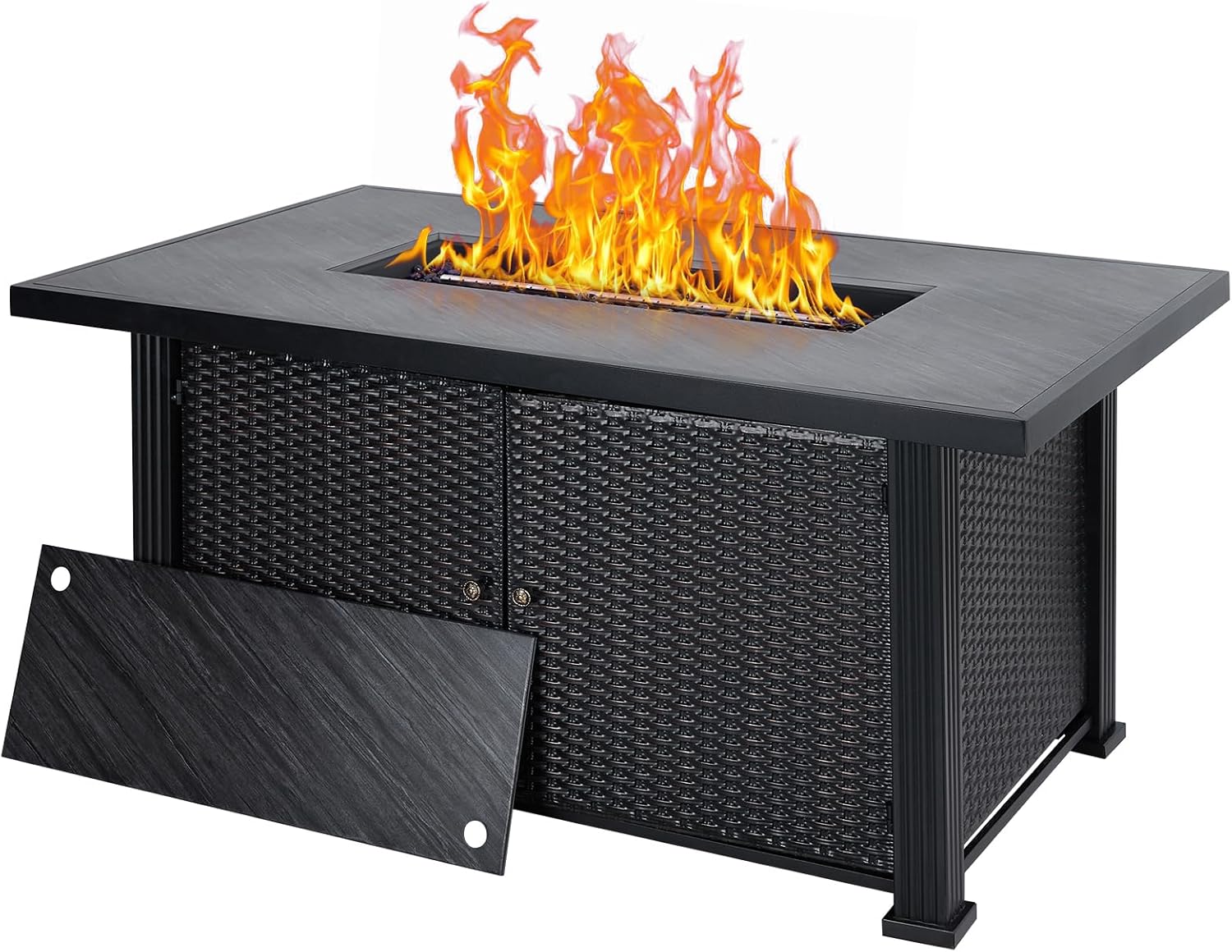 GarveeLife 52 Inch Propane Fire Pit, CSAListed Outdoor Gas