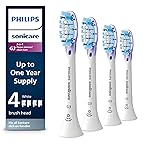 Philips Sonicare G3 Two-in-One - Genuine Replacement Electric Toothbrush Heads, White, 4 Pack One Year Supply, HX9054/65