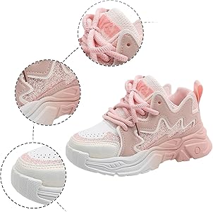 GDREDA Chaussures De Sport Respirantes Pour Enfants Couleur Unie Tissées Volantes Pour Garçons Et Filles École Décontractée Légères Semelles Souples Espadrilles Mode Bleu, 5.5-6 Ans