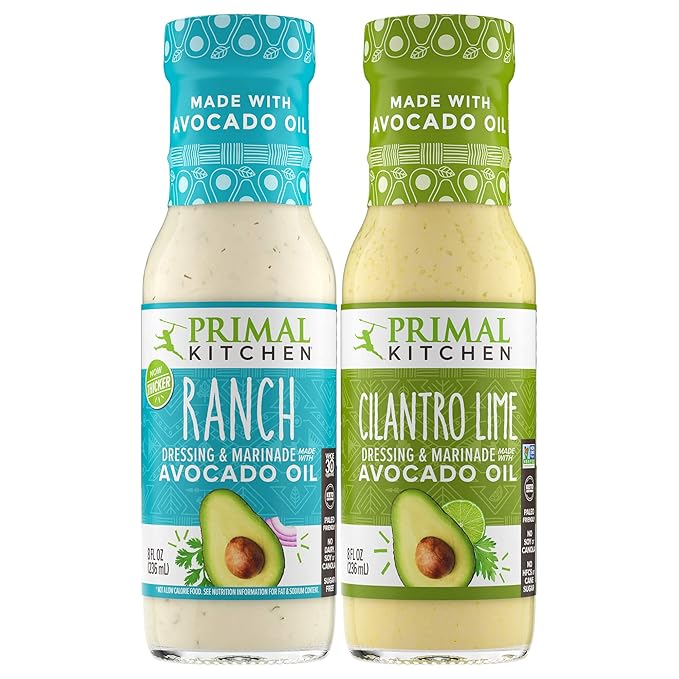 Primal Kitchen Ranch Dressing & Marinade and Cilantro Lime