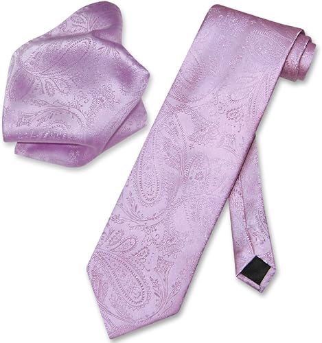Vesuvio Napoli lavanda PAISLEY corbata pañuelo a juego para hombres Vesuvio Napoli lavanda PAISLEY corbata pañuelo a juego para hombres