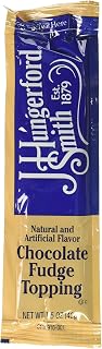 J Hungerford Smith Portion Control Topping, Chocolate Fudge, 1.5 Ounce (Pack of 96)