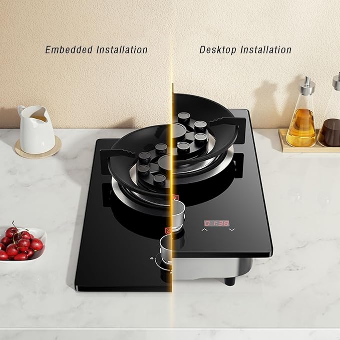 Estufa de Gas Portátil de 1 Quemador, Vidrio Templado, 17742 BTU miniatura 8