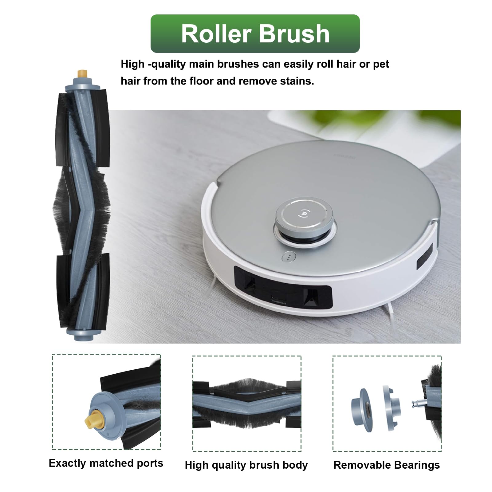 Accessoire Deebot T20 Omni Kit Accessoires Pour Ecovacs Deebot T20e OMNI / T20 OMNI - 6 Sacs Poussière + 4 Chiffons + 1 Brosse + Filtres Accessoire Deebot T20 Omni Kit Accessoires Pour Ecovacs Deebot T20e OMNI / T20 OMNI - 6 Sacs Poussière + 4 Chiffons + 1 Brosse + Filtres