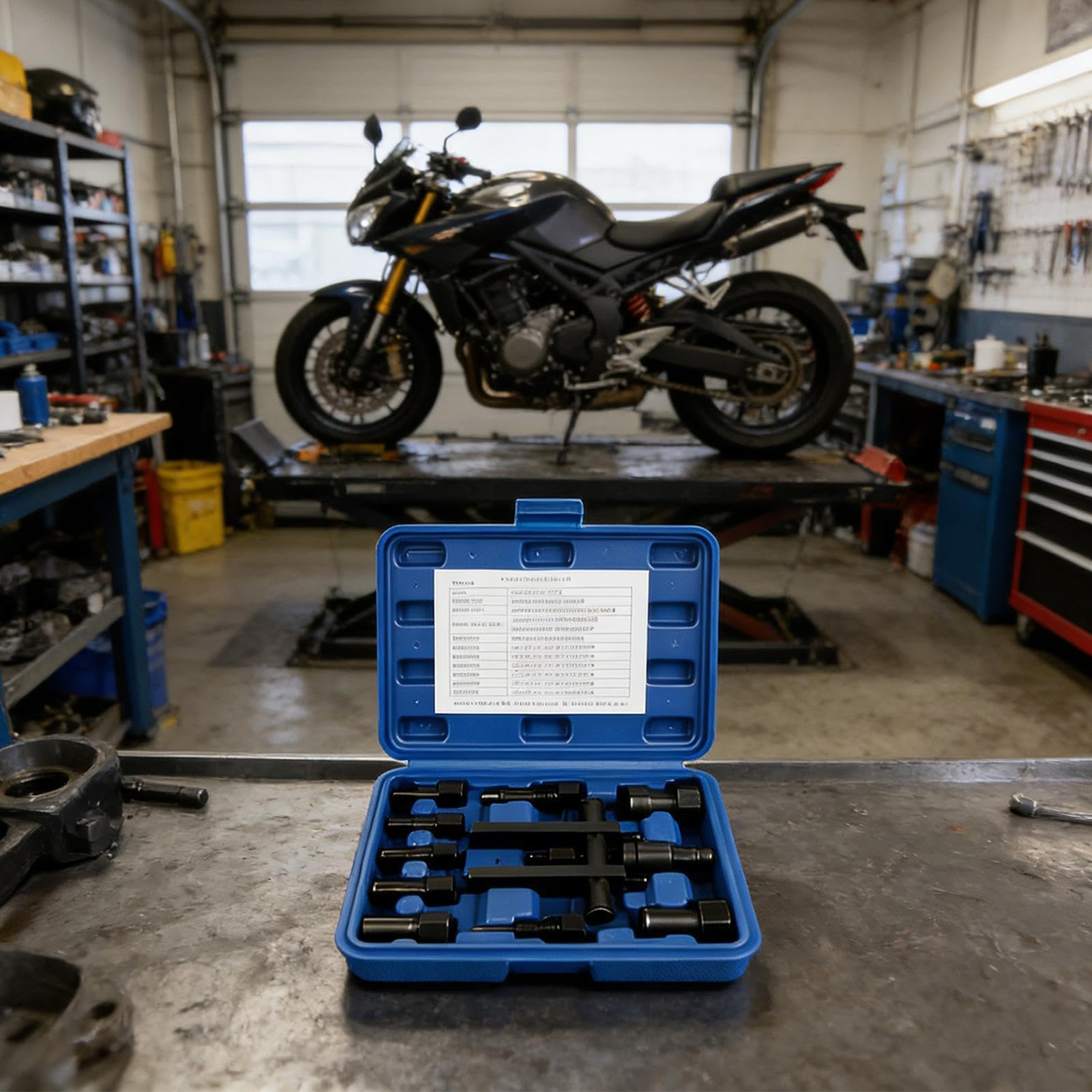 Ściągacz do kół motocyklowych, zestaw do demontażu łożysk o dużej wytrzymałości, ściągacz z bezpiecznym uchwytem, stalowy zestaw narzędzi mechanicznych, wyciągacz łożysk o precyzyjnym , narzędzie