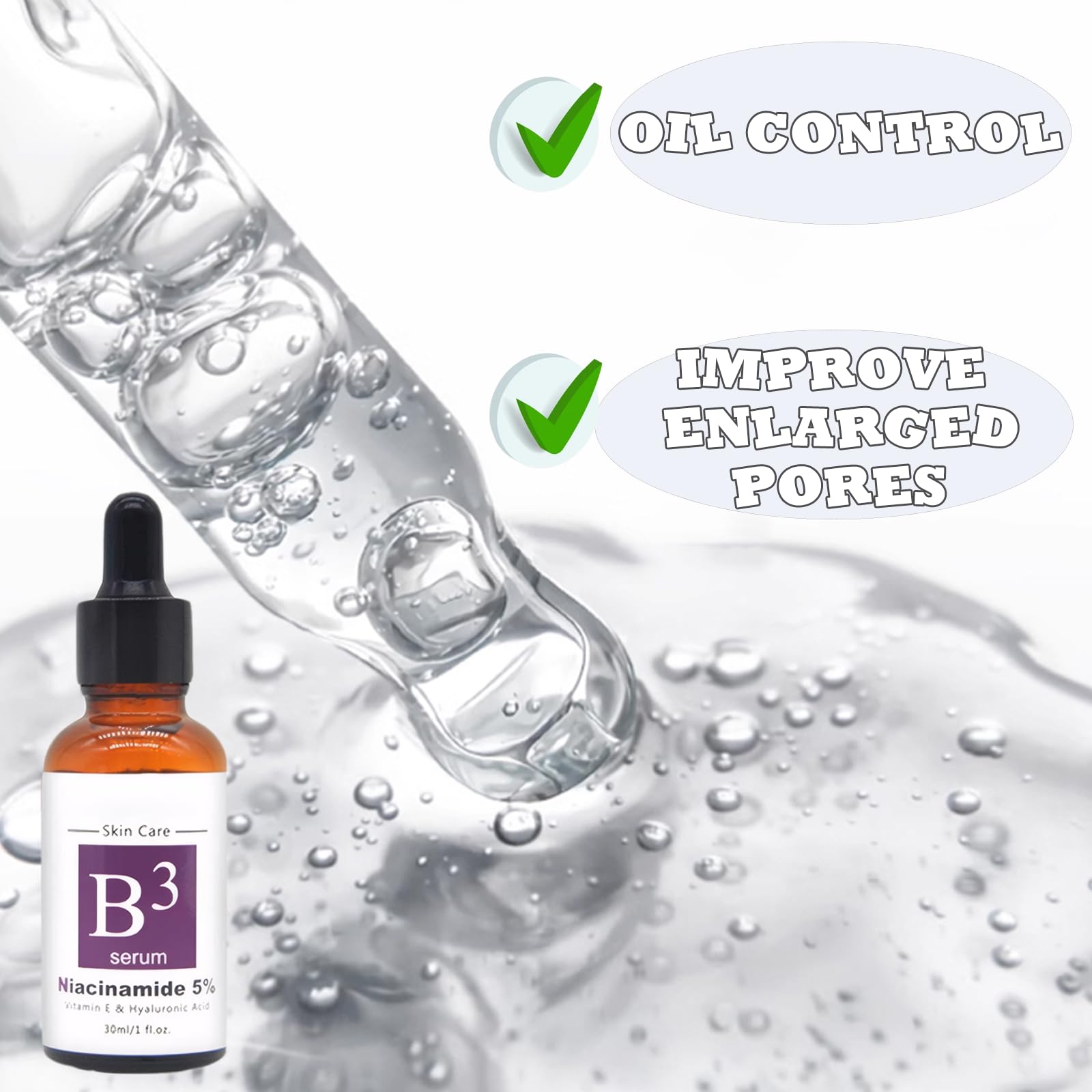 4 butelki serum z witaminą C, kwas hialuronowy, niacynamid, serum retinolowe, serum do twarzy, ujędrniającej regeneracji, twarzy, szyi, zestaw 30 ml Elitzia