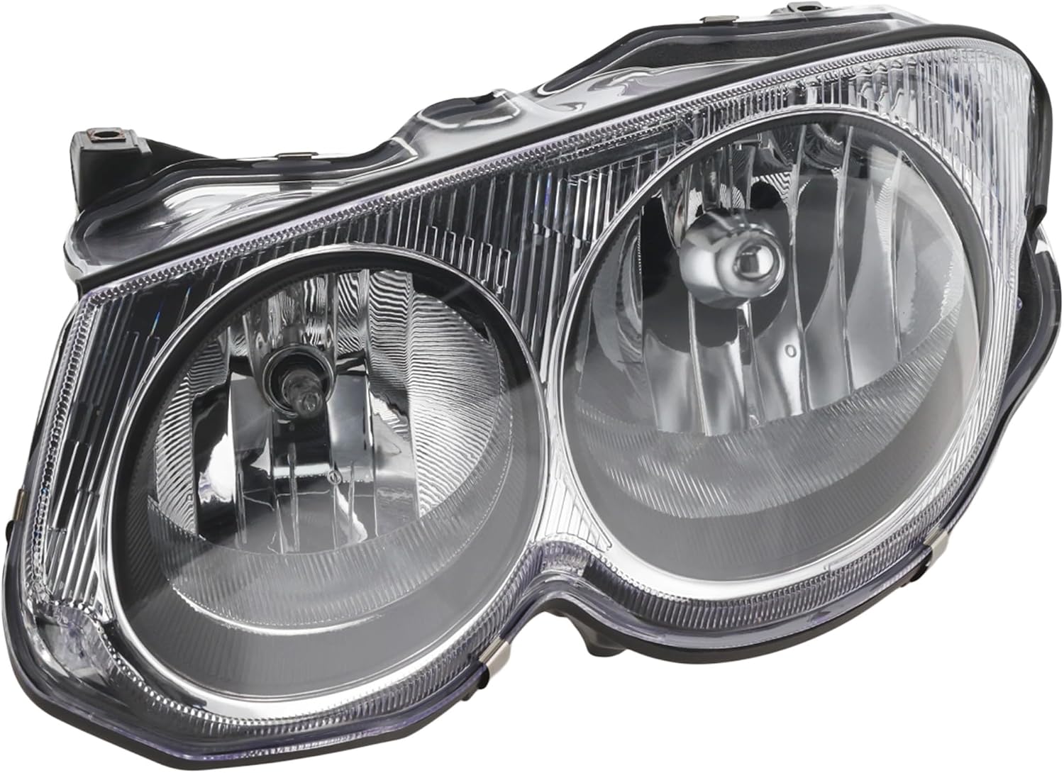 Compatible with 99-04 300-M Headlight Headlamp Halogen Front Head Light Lamp with Bulb Left Driver Side