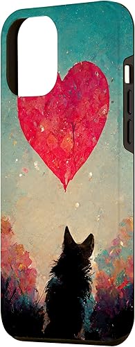 Miniatura 2 de iPhone 12 Pro Max Cat love for pedigree or mixedbreeded cats with heart Case