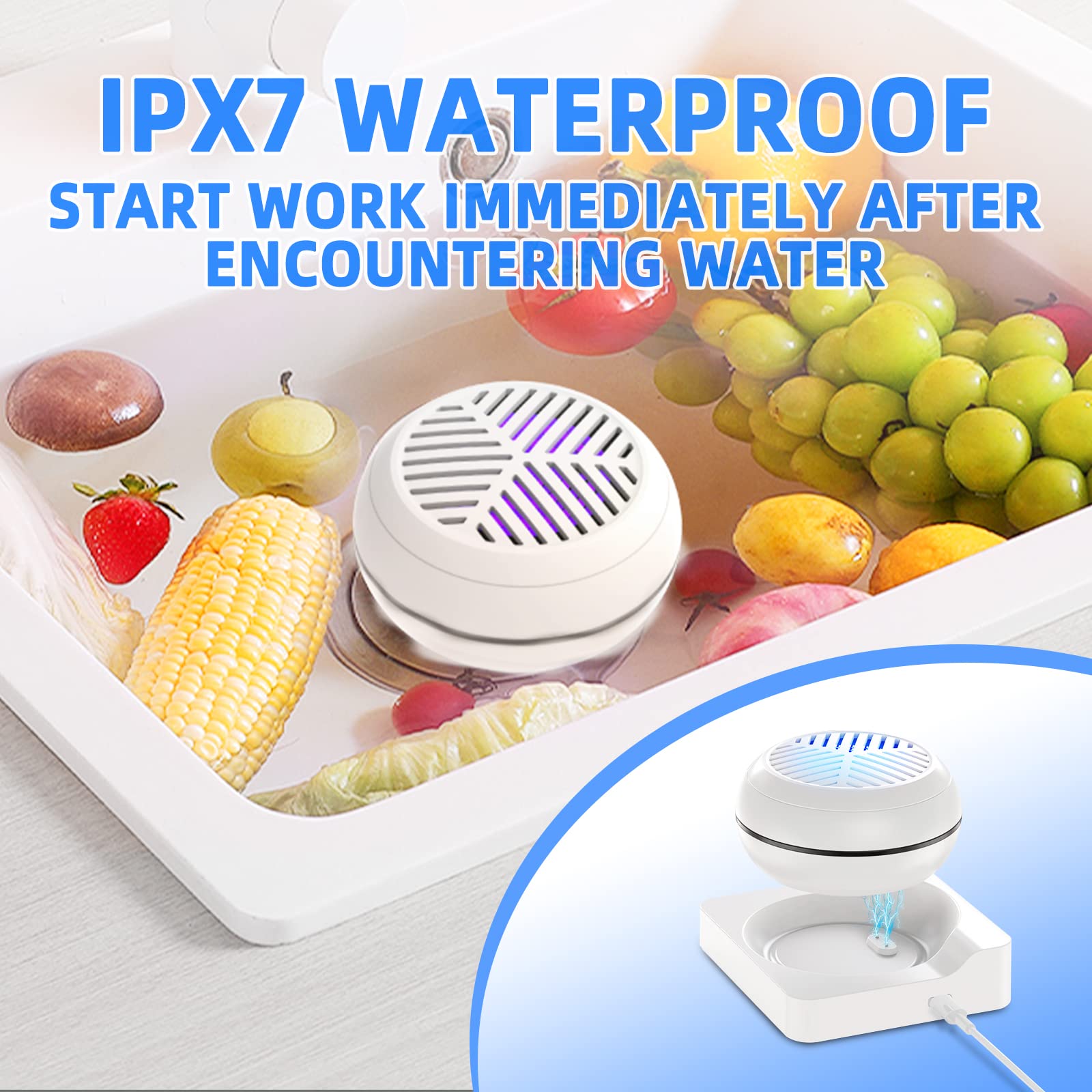 Emmylous Fruit and Vegetable Washing Machine Fruit Cleaner Device in