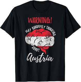 May Randomly Thinking About Austria Austrian Roots Vintage T-Shirt