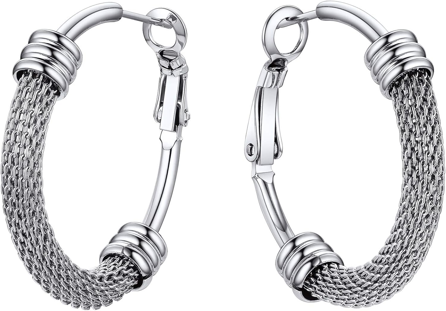 Stainless Steel Earrings For Girls Women Gifts Hypoallergenic Hoops Small Simple Tube Hoop Earrings Huggies