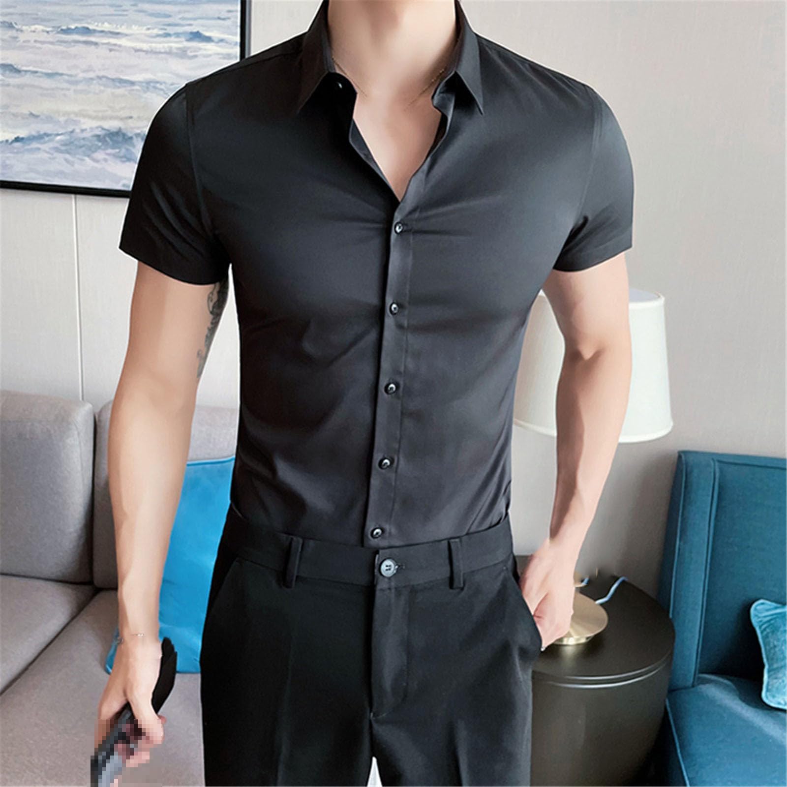 Chemises à manches courtes pour homme