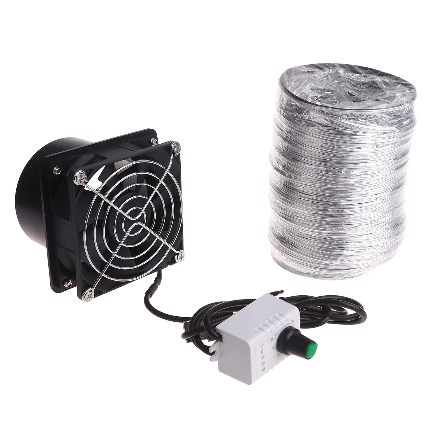 USB Adjustable Speed Air Ventilation Blower Inline Fan Window Exhauster Toilet Kitchen Exhaust Fan Power Tool Single Extractor Kitchen Ventilation Bathroom Exhaust