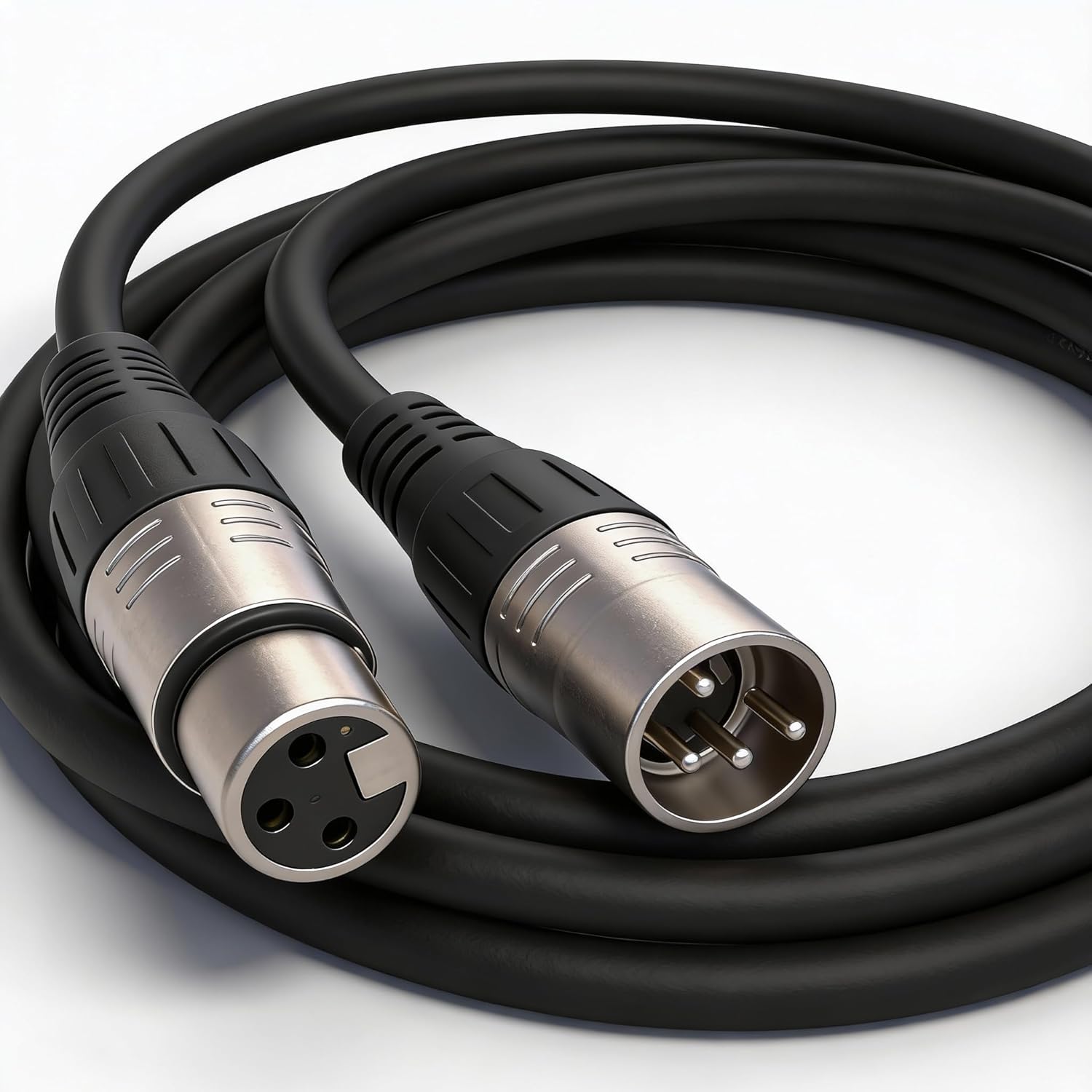 Gearlux XLR Microphone Cable, Fully Balanced, Male to Female, 25 Feet - 2 Pack - Image 9