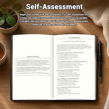 Guided Anxiety Journal for Women & Men Cognitive Behavioral Therapy (CBT) Journal with Mindfulness Prompts, Anti-Anxiety Techniques, Overthinking & Brain Dump Journals A Thoughtful Gift for Mental Health & Wellness
