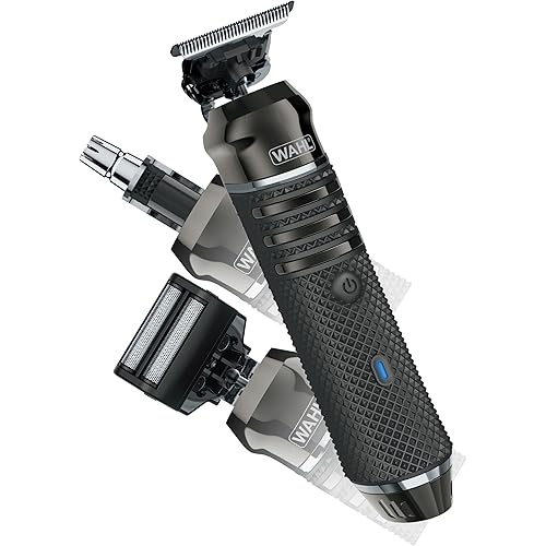 Wahl USA Pro Series High Visibility Skeleton Style Trimmer, Lithium-Ion Cordless USB Rechargeable All in One Shaving & Close Cutting Beard Trimmer for Men with Near Zero Gap Blade – 3026018