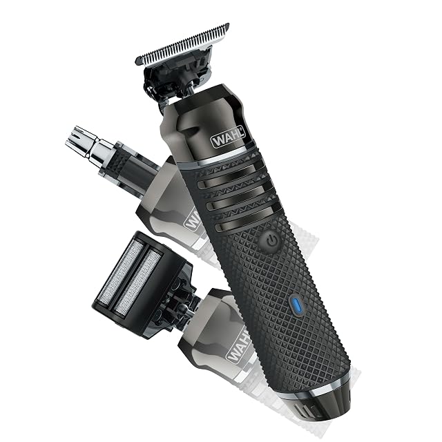 Wahl USA Pro Series High Visibility Skeleton Style Trimmer Lithium-Ion Cordless USB Rechargeable All in One Shaving Close
