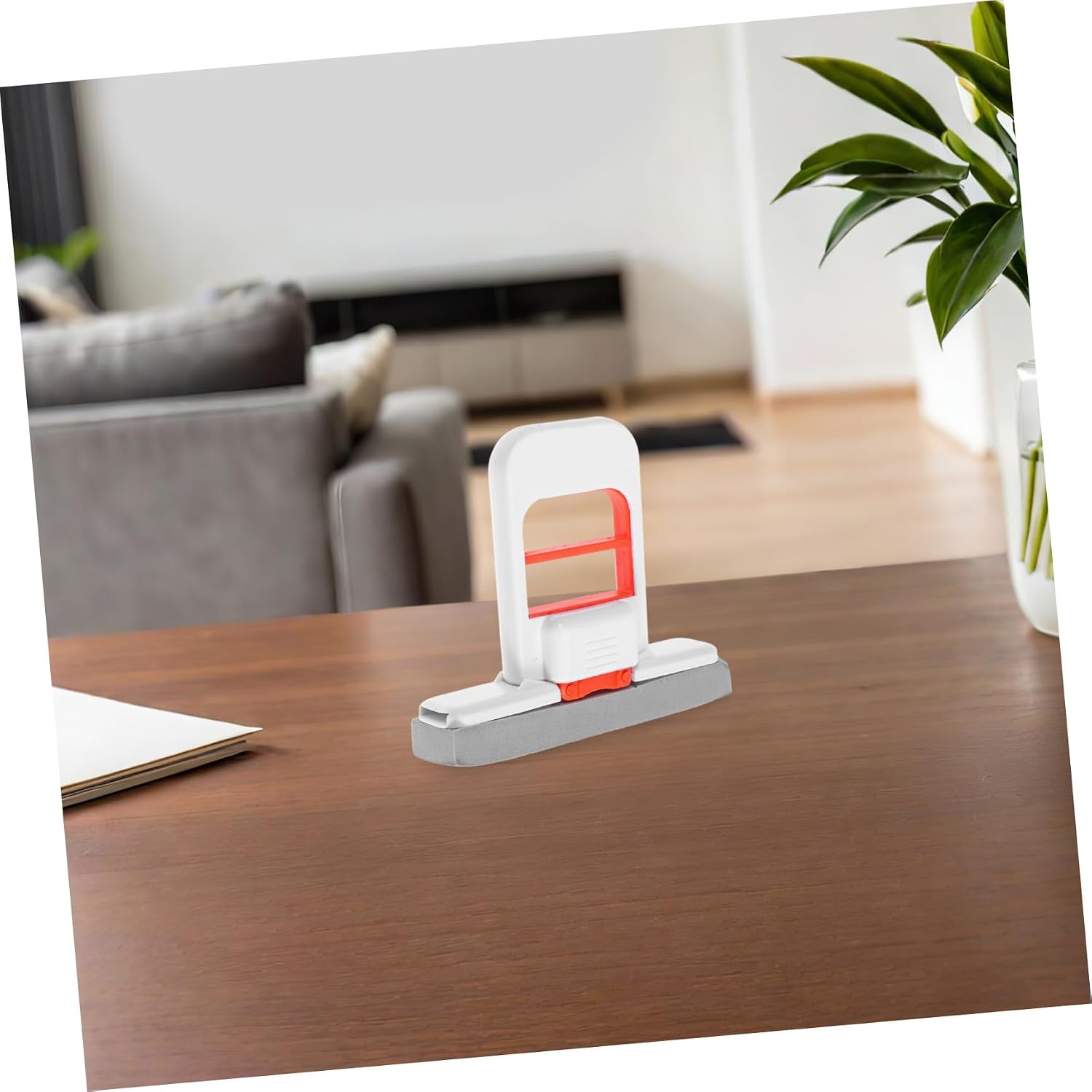 Mini Portable Desktop Mop with Replacement Detachable Sponge Head Abs Material Washable Gentle Sponge for Car and Office Cleaning for Kitchen and Countertops