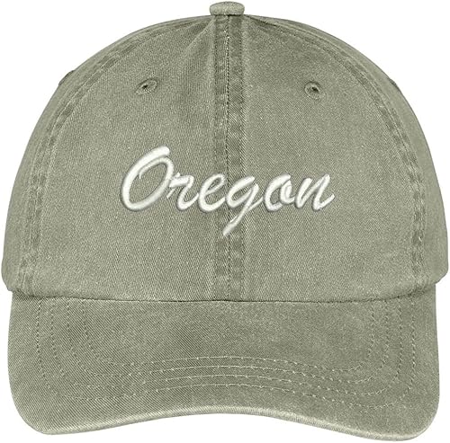 Trendy Apparel Shop Oregon State Embroidered Low Profile Adjustable Cotton Cap disponible en Yaxa Colombia
