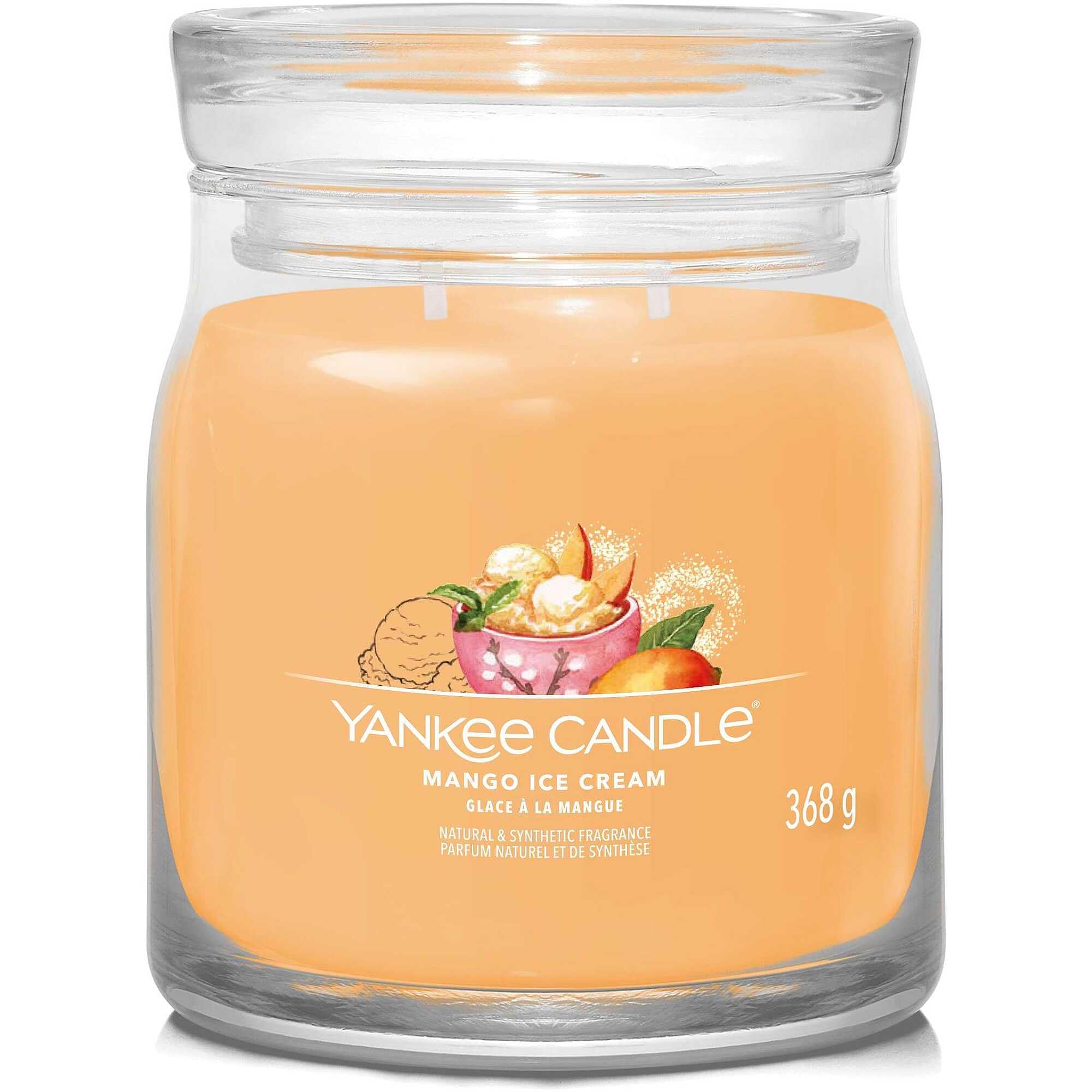 Yankee Candle Mango Ice Cream Medium Jar