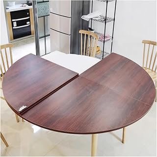 Genérico Mesa de póquer Plegable portátil - Extensor de Mesa de Comedor Redondo de 59", Ideal para Noches de Juegos, Fiestas, Bodas y Eventos, Mesa de Cartas roja versátil para el hogar, fácil Instal