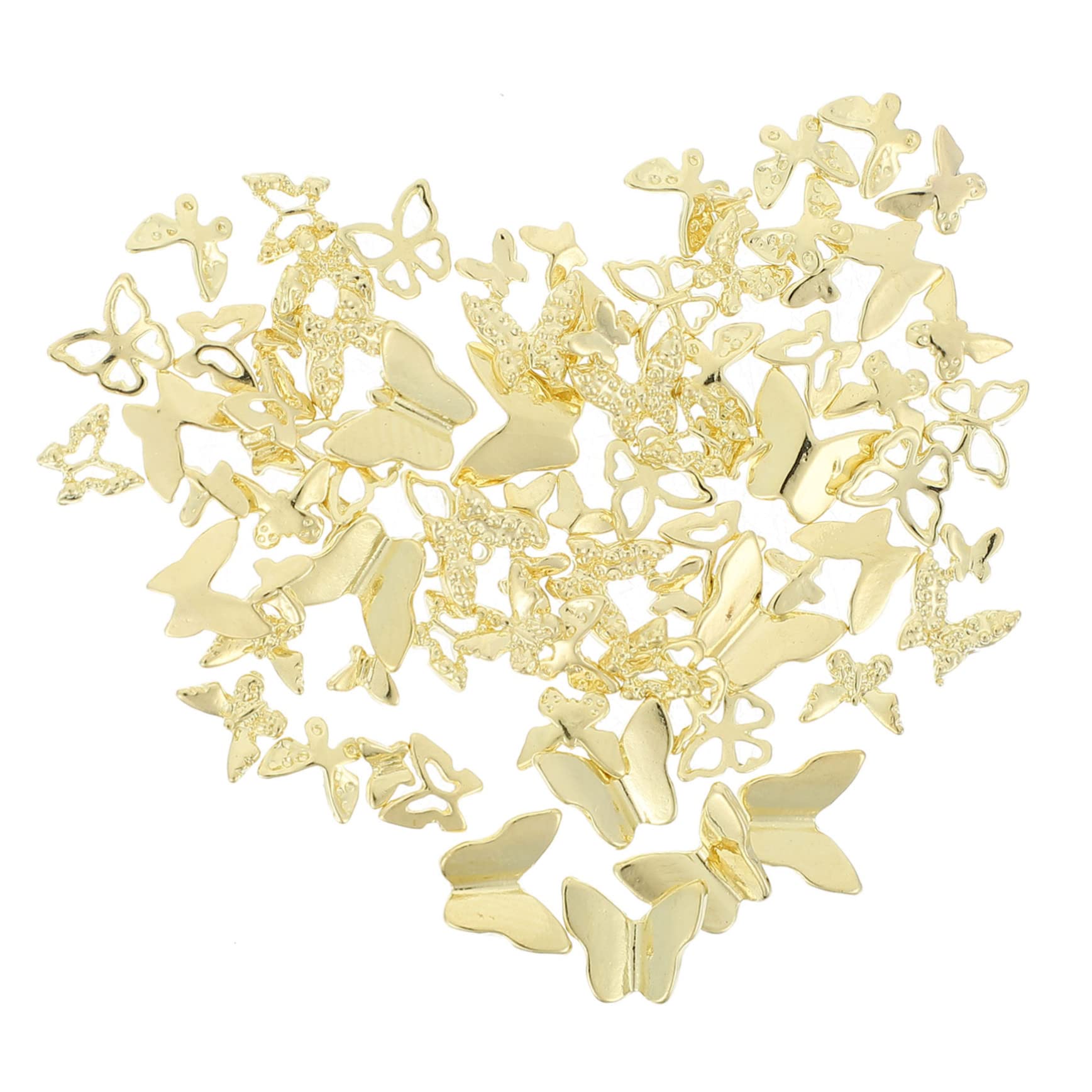 Nail accessories,350 Pcs Accessories Butterfly Manicure Charms Nail Art Ornaments Butterfly Nail Decor Nail Art Gems Fingernail Decors Nail Gems