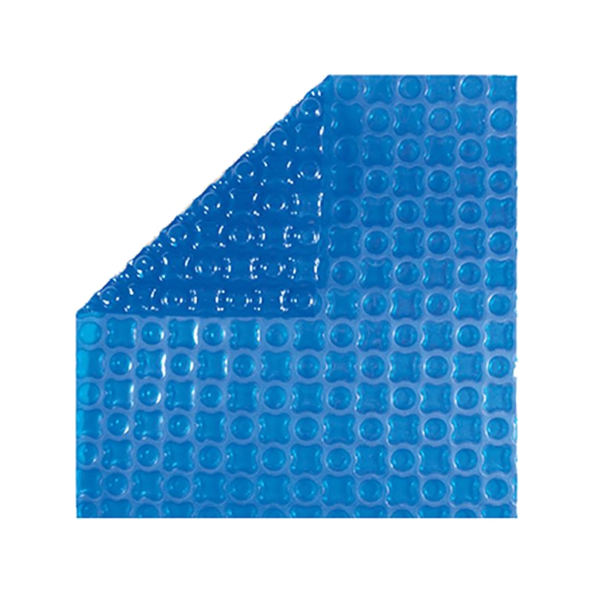 Bâche à Bulles Piscine OXO Dark Blue 500 microns - Non Bordée - Confection France - Kit Oeillets et bâchette Protection