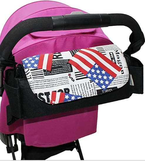 Amazon ドレスヌー ベビーカー用バッグ ベビーカーグッズ ベビーカー収納バッグ バギーバッグ ビーカーバッグ 大容量 小物入れ 取付簡単 旗 ショルダーストラップ付き 大容量 30x17x12cm ベビーカー用バッグ ベビー マタニティ 通販