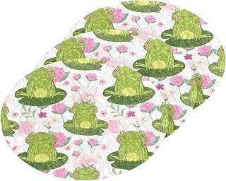 YETTASBIN Cute Frogs 3PCS Wood Pulp Scrub Sponges, Reusable Absorbent Household Cleaning Sponge Non-Scratch Kitchen Dish Sponges, Multi-Surface Safe Scrubber for Nonstick Pans, Pots