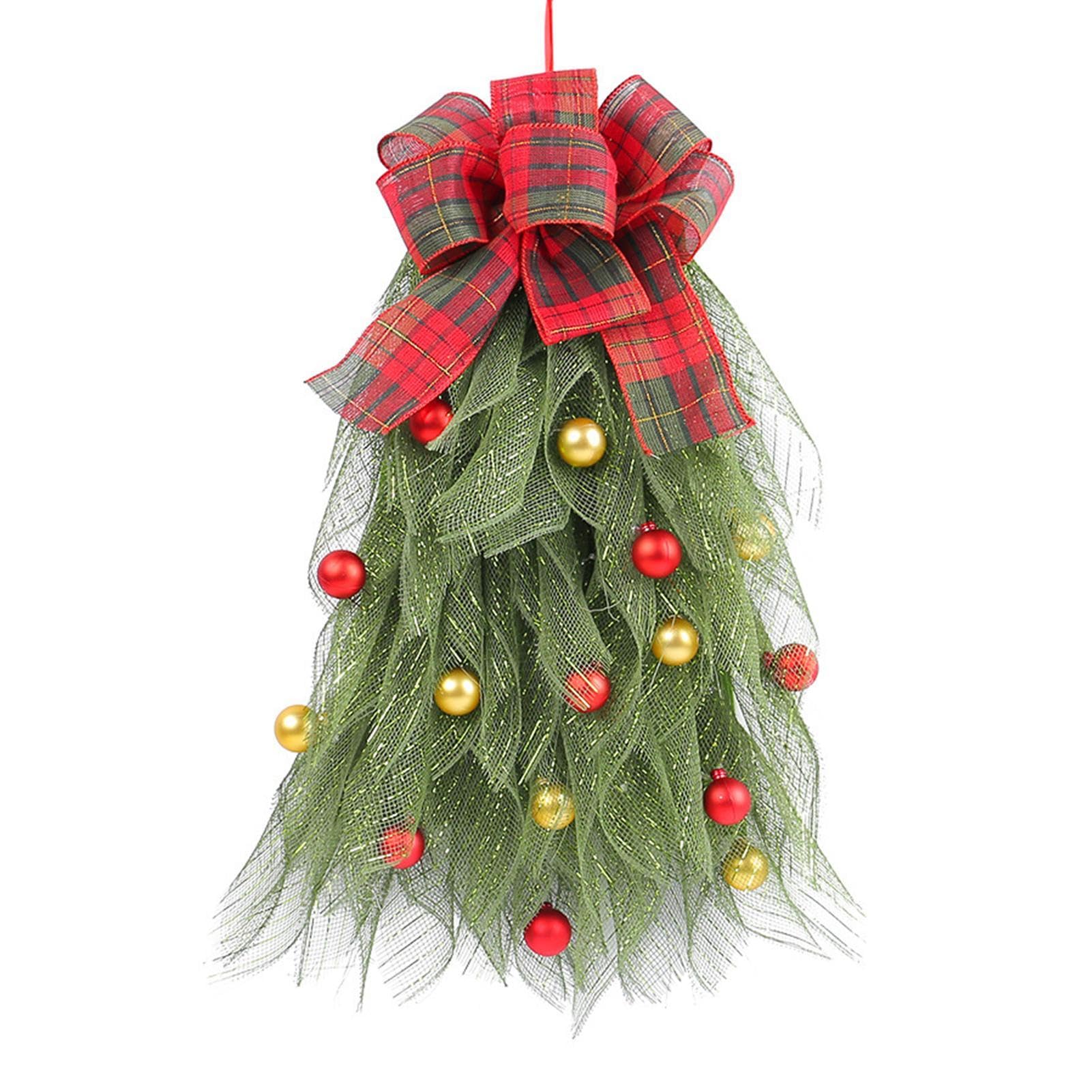 Couronne de Noël pour murs et décoration de fête : suspension salon et salle à manger