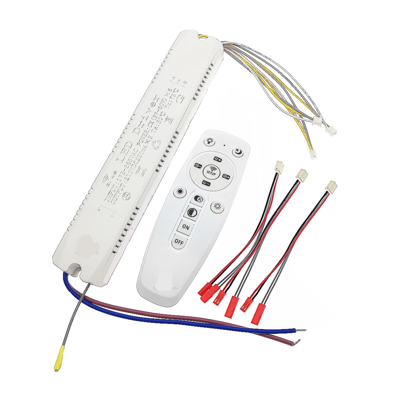 Pilote LED graduable 2.4G contrôlez l'intensité de votre lustre bicolore