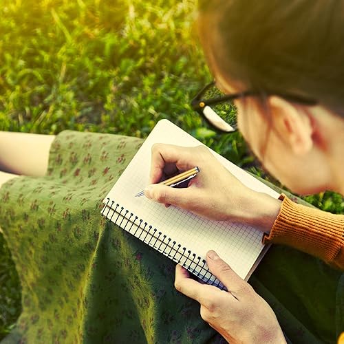 Miniatura 7 de 16 mini bolígrafos pequeños, bolígrafos cortos a granel, mini bolígrafos de metal pequeños de acero inoxidable con accesorios de cobre para