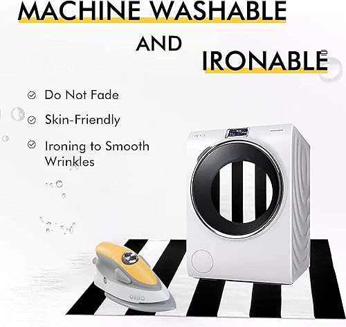 Miniatura 5 de KILOCOCO Paquete de 2 tapetes de 2.3 x 3.5 pies para exteriores y tapetes de puerta de 18 x 30 pulgadas, juego de tapetes para puerta delantera,