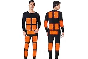 Thermal Base Layer for Men – Heated, Breathable Base Layer Set with Battery