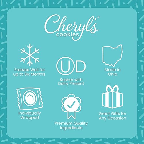 Miniatura 3 de Cheryl's Cookies Galletas en forma de manzana, con 24 galletas de azúcar esmeriladas de crema de mantequilla, envueltas individualmente, regalo